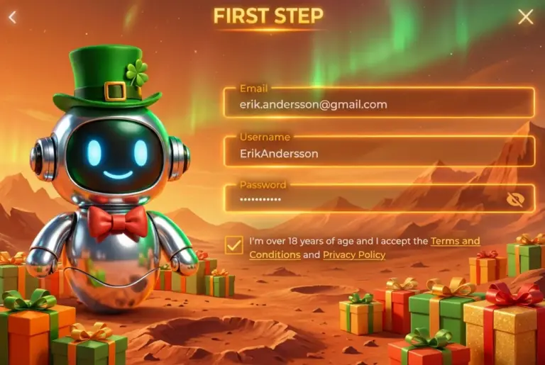 Registrering på Vegazone casino